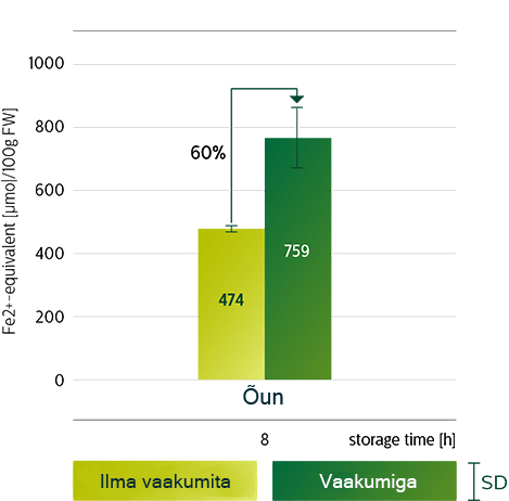Antioksüdantide infograafik - kannmikser